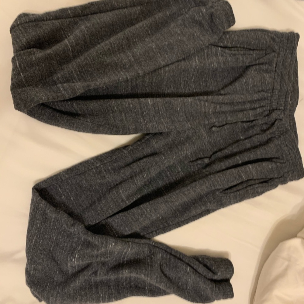 Swear pants—more of a charcoal color